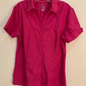 Merrell Fuchsia Quarter Sleeve Blouse